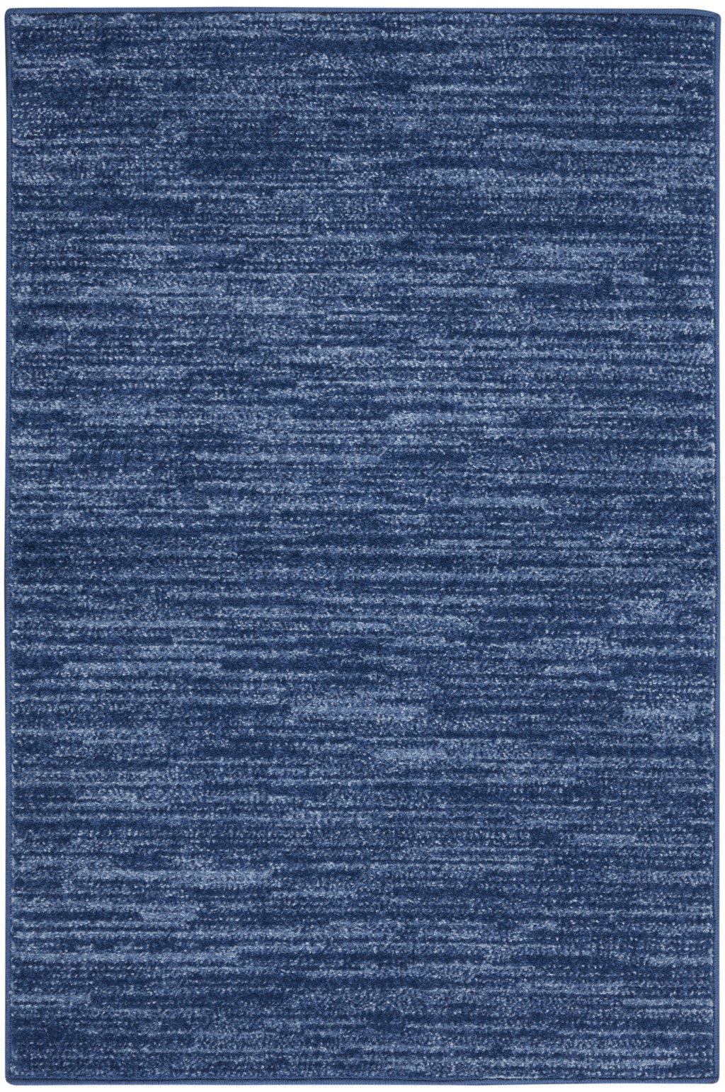 4' Runner Navy Blue Indoor Outdoor Runner Rug - GreatEagleInc