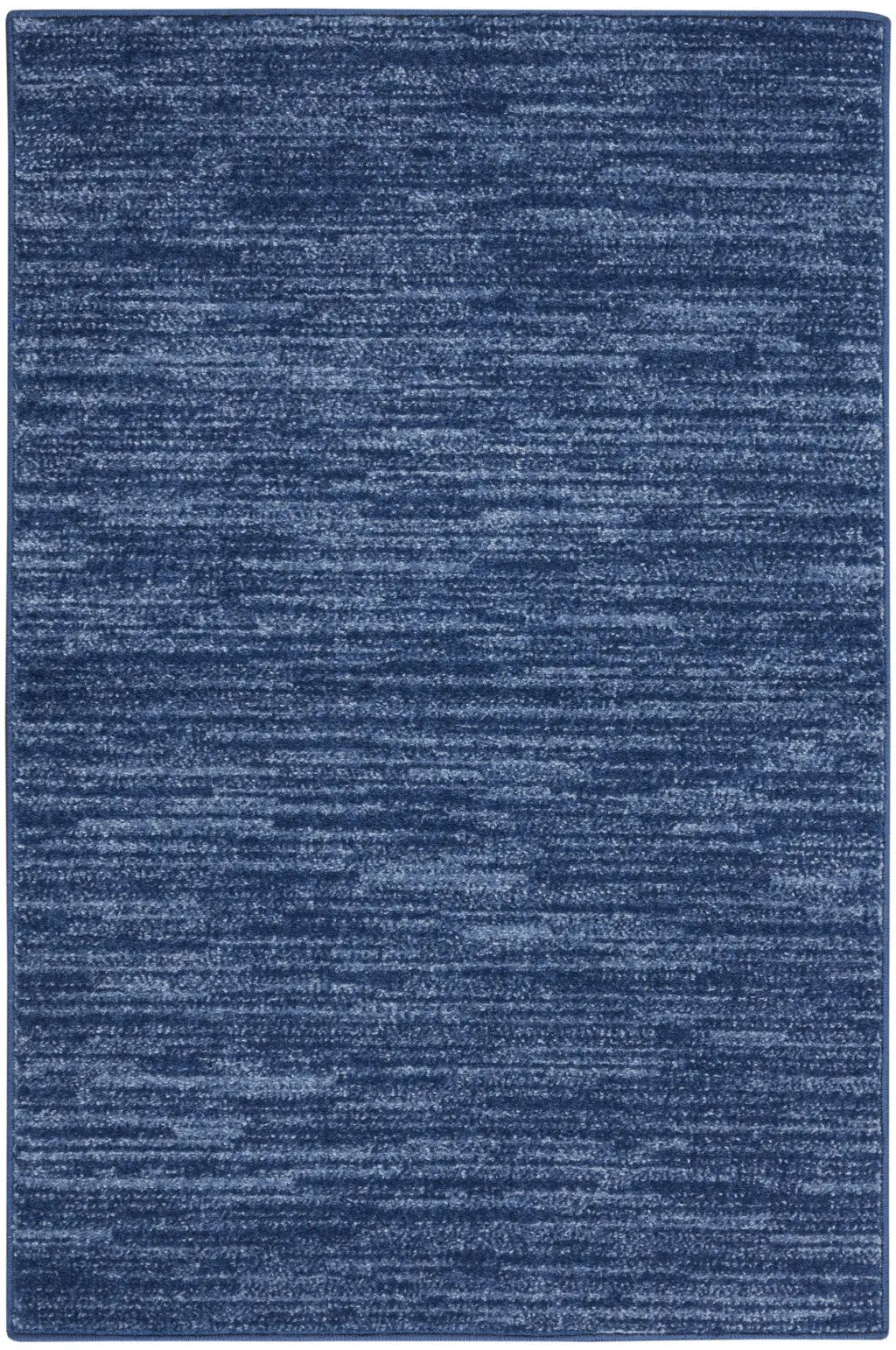 4' Runner Navy Blue Indoor Outdoor Runner Rug - GreatEagleInc