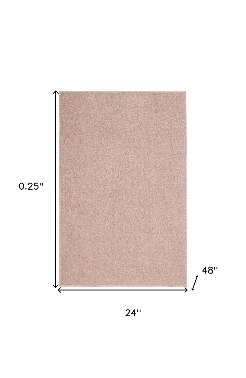 4' Runner Pink Indoor Outdoor Runner Rug - GreatEagleInc