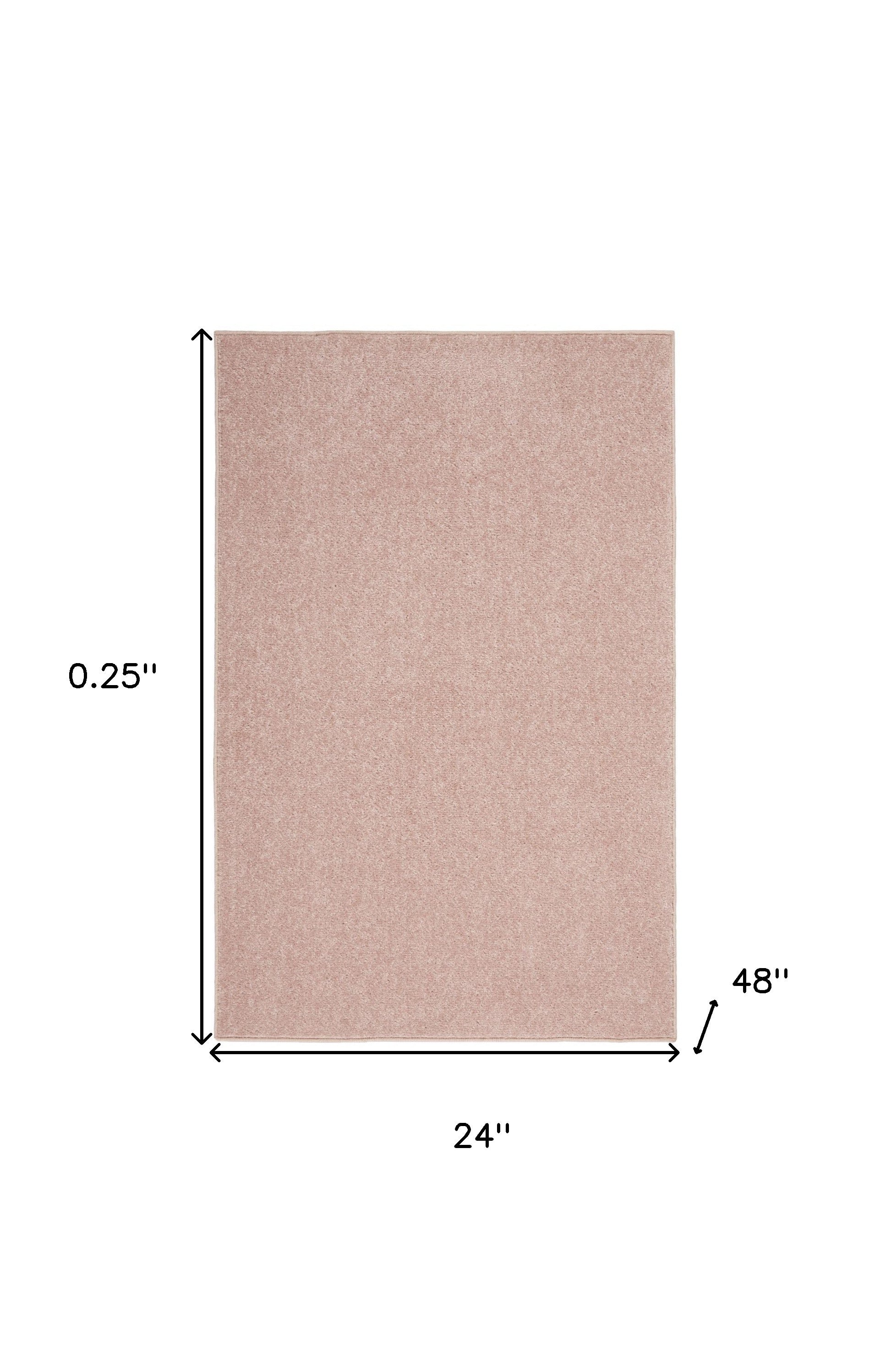 4' Runner Pink Indoor Outdoor Runner Rug - GreatEagleInc
