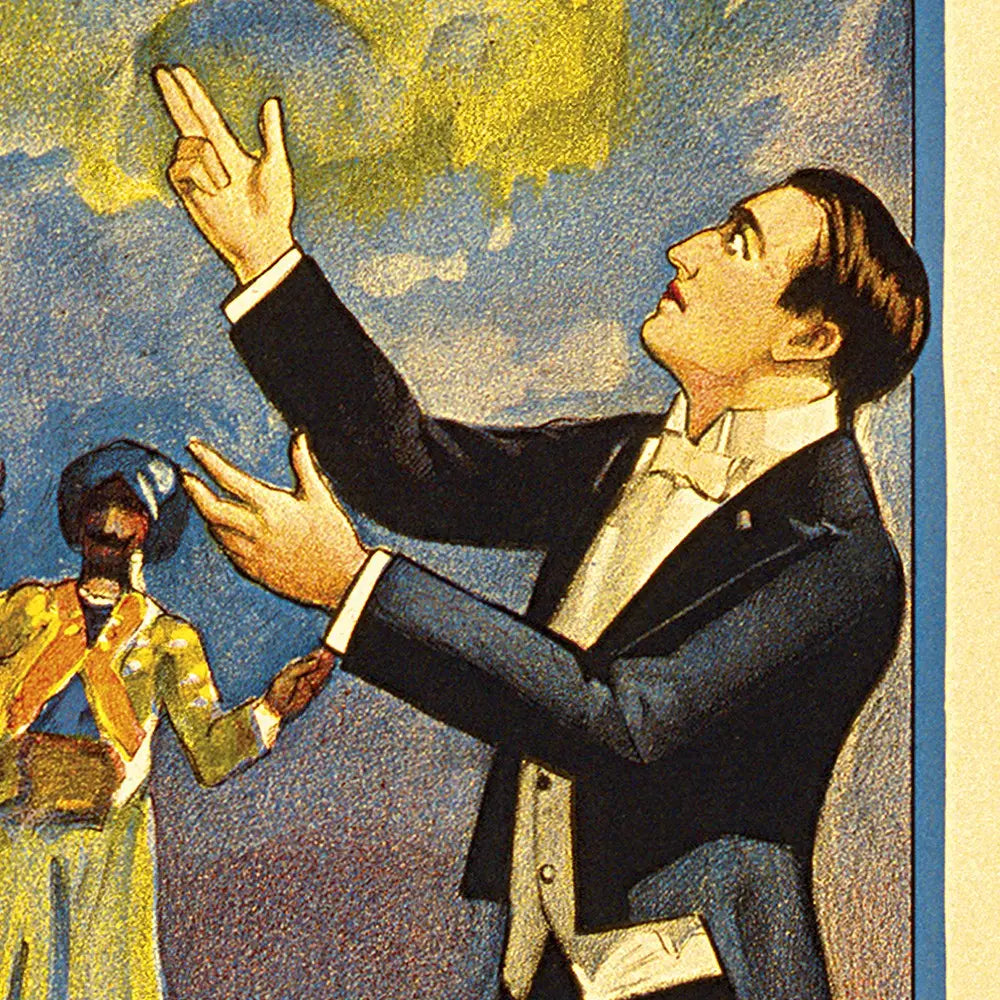 4" X 12" Thurston Rope Trick Vintage Magic Poster Wall Art Homeroots Home Decor