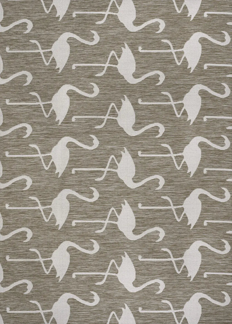 4' X 6' Beige And White Animal Print Indoor Outdoor Area Rug Homeroots Outdoor