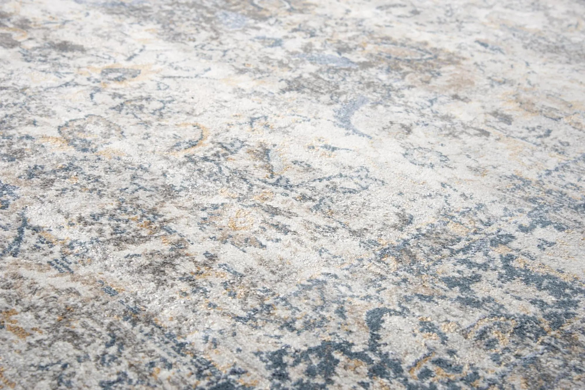 4' X 6' Beige Blue Gray And Rust Oriental Area Rug Homeroots Home Decor