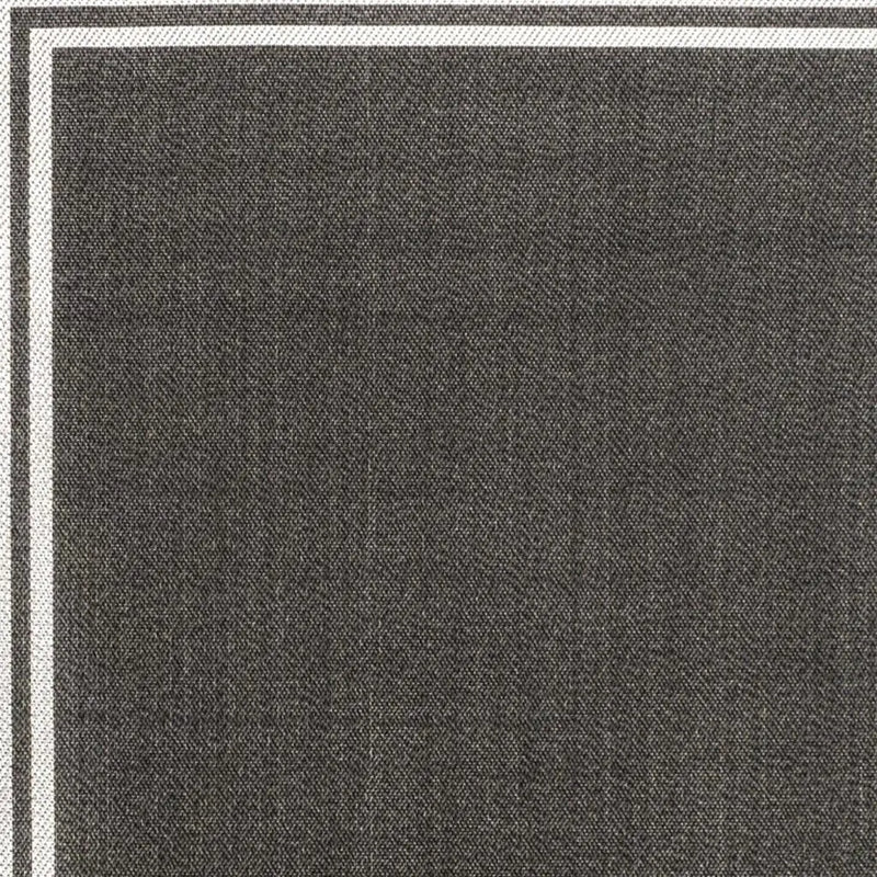 4' X 6' Black And Cream Striped Indoor Outdoor Area Rug Homeroots Outdoor