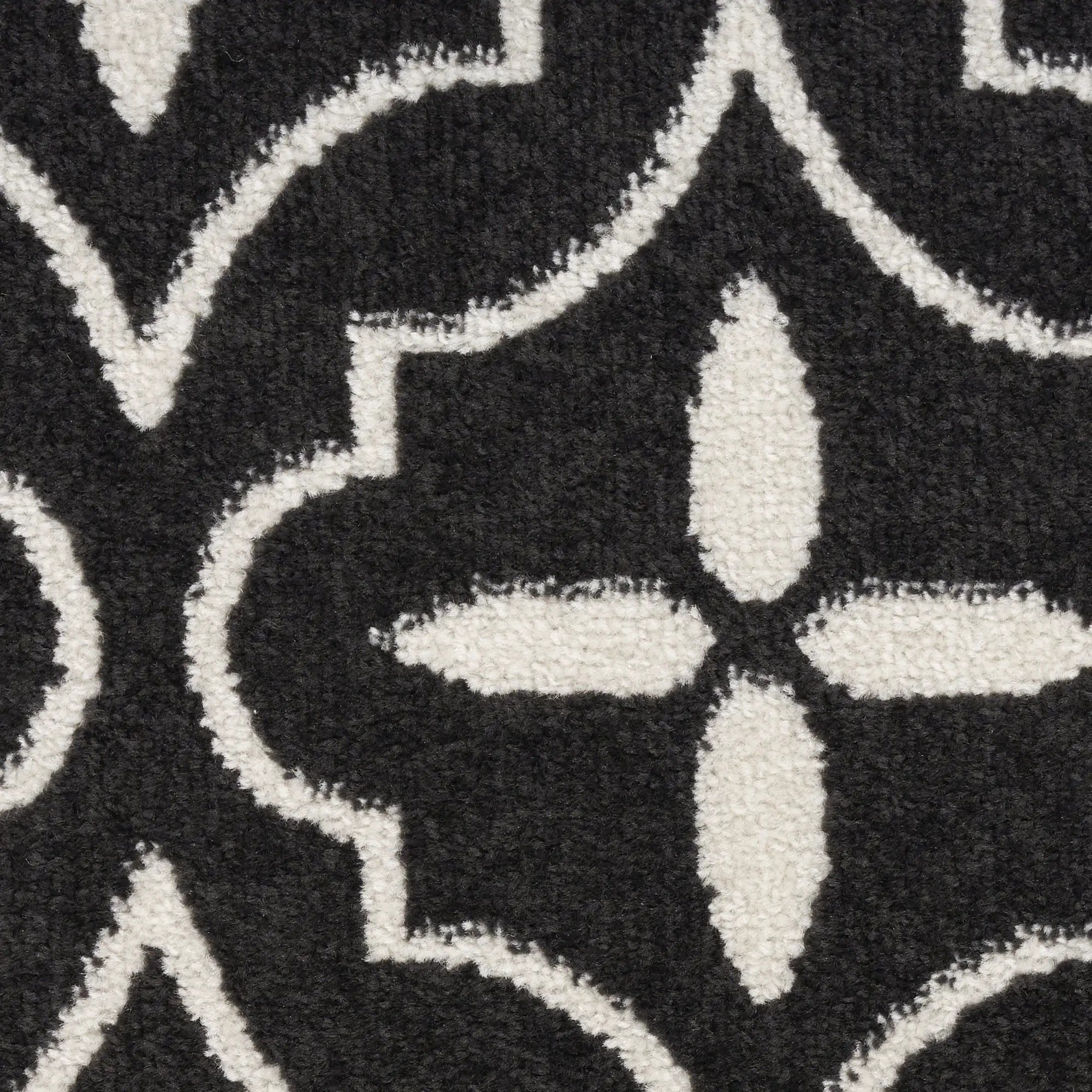 4' X 6' Black And Ivory Geometric Indoor Outdoor Area Rug Homeroots Outdoor