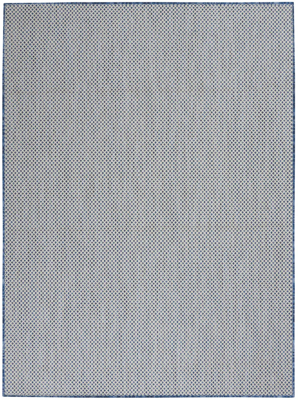 4' X 6' Blue Geometric Power Loom Area Rug Homeroots Outdoor