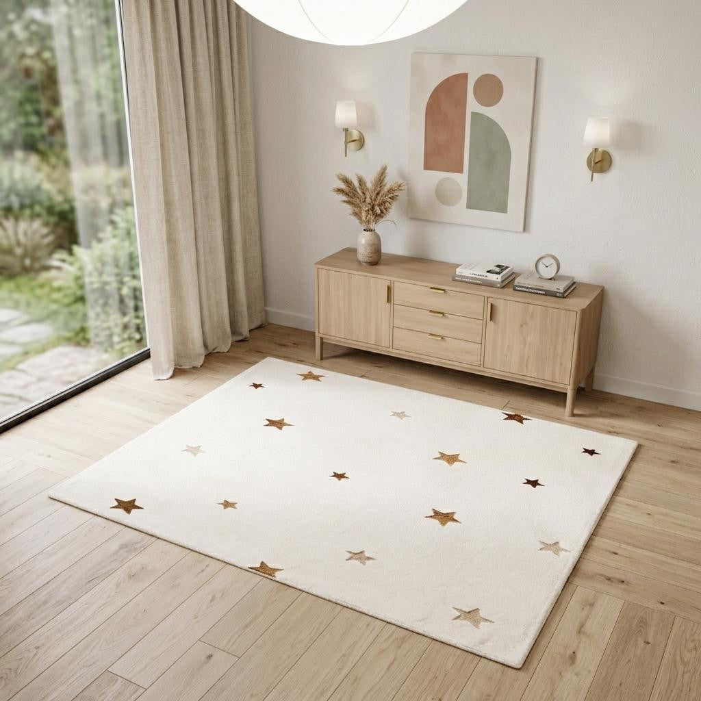 4' X 6' Cream Abstract Area Rug Homeroots Home Decor