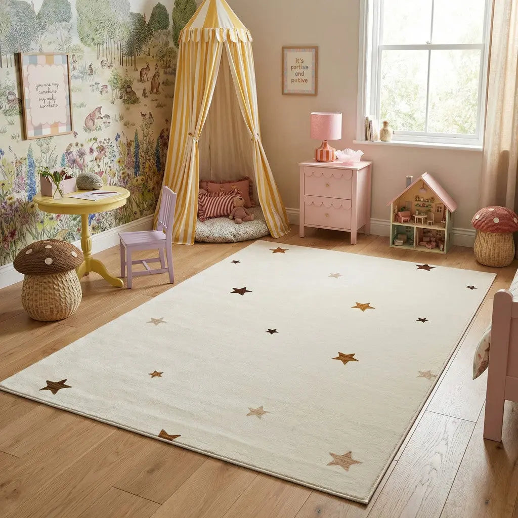4' X 6' Cream Abstract Area Rug Homeroots Home Decor