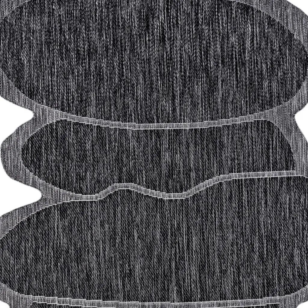 4' X 6' Dark Gray And Gray Medallion Indoor Outdoor Area Rug Homeroots Outdoor