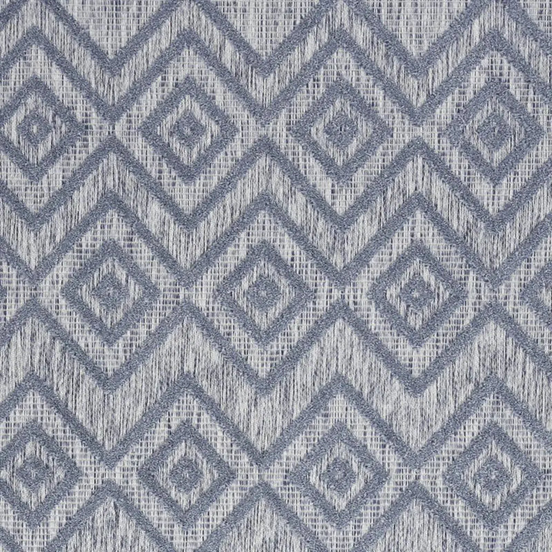 4' X 6' Denim Blue Indoor Outdoor Area Rug - GreatEagleInc