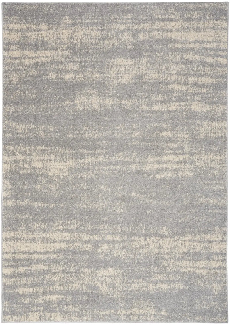 4' X 6' Gray And Beige Abstract Indoor Outdoor Area Rug Homeroots Outdoor