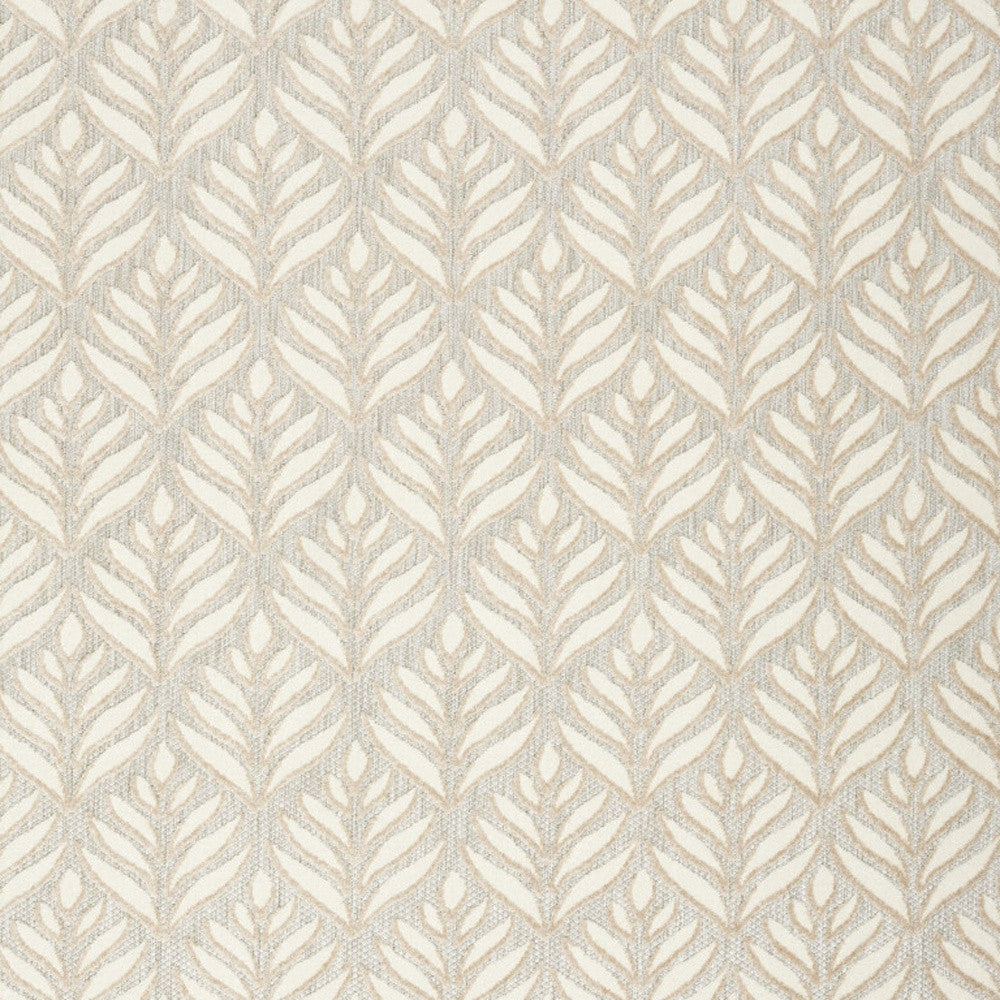 4' X 6' Ivory And Grey Floral Stain Resistant Non Skid Area Rug Homeroots Outdoor