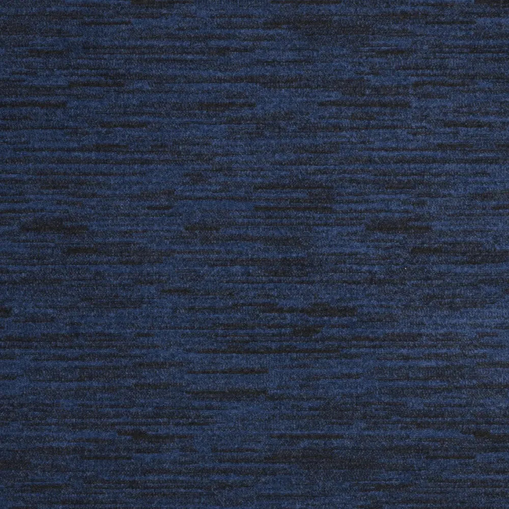 4' X 6' Midnight Blue Stain Resistant Indoor Outdoor Area Rug - GreatEagleInc