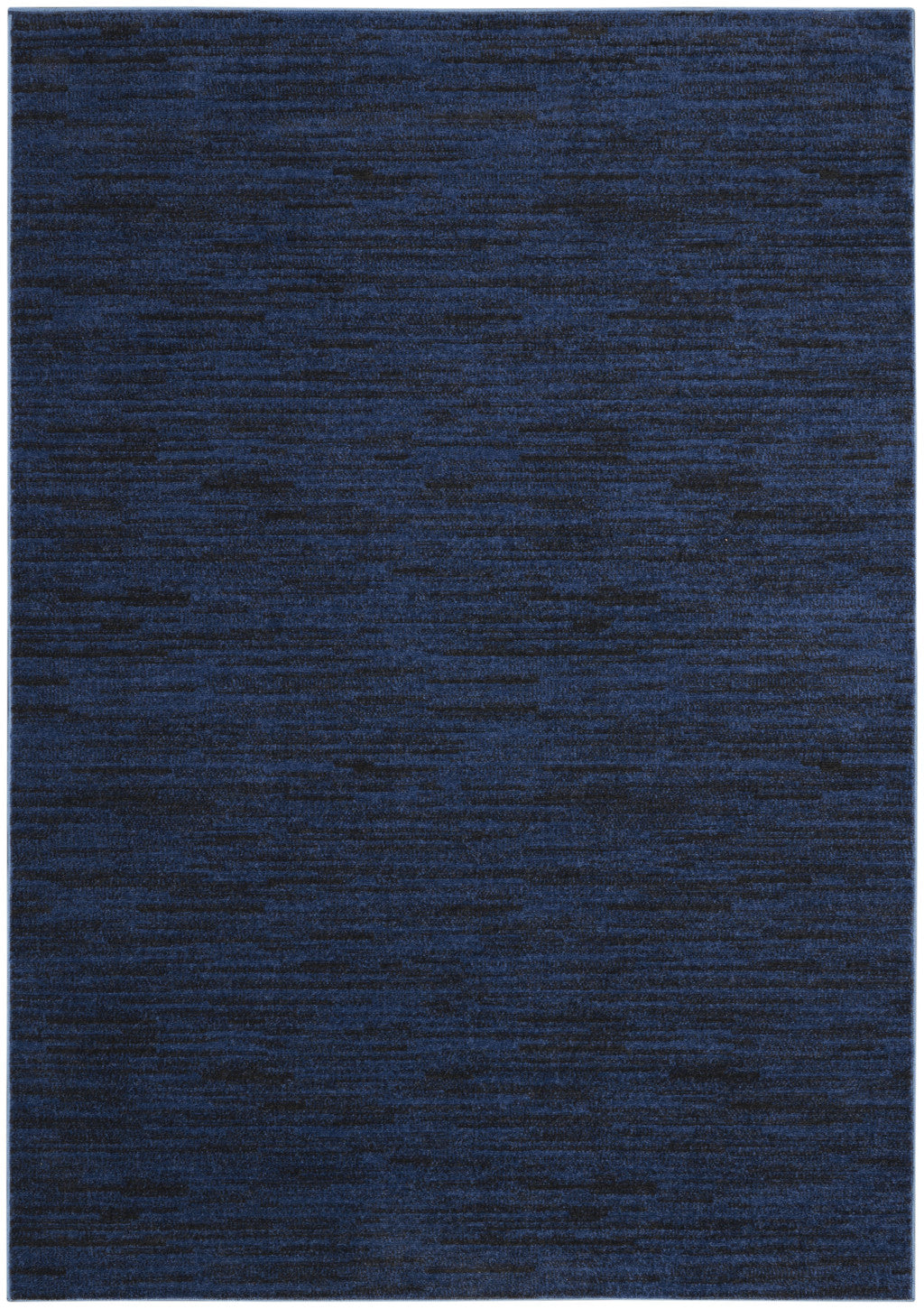 4' X 6' Midnight Blue Stain Resistant Indoor Outdoor Area Rug - GreatEagleInc