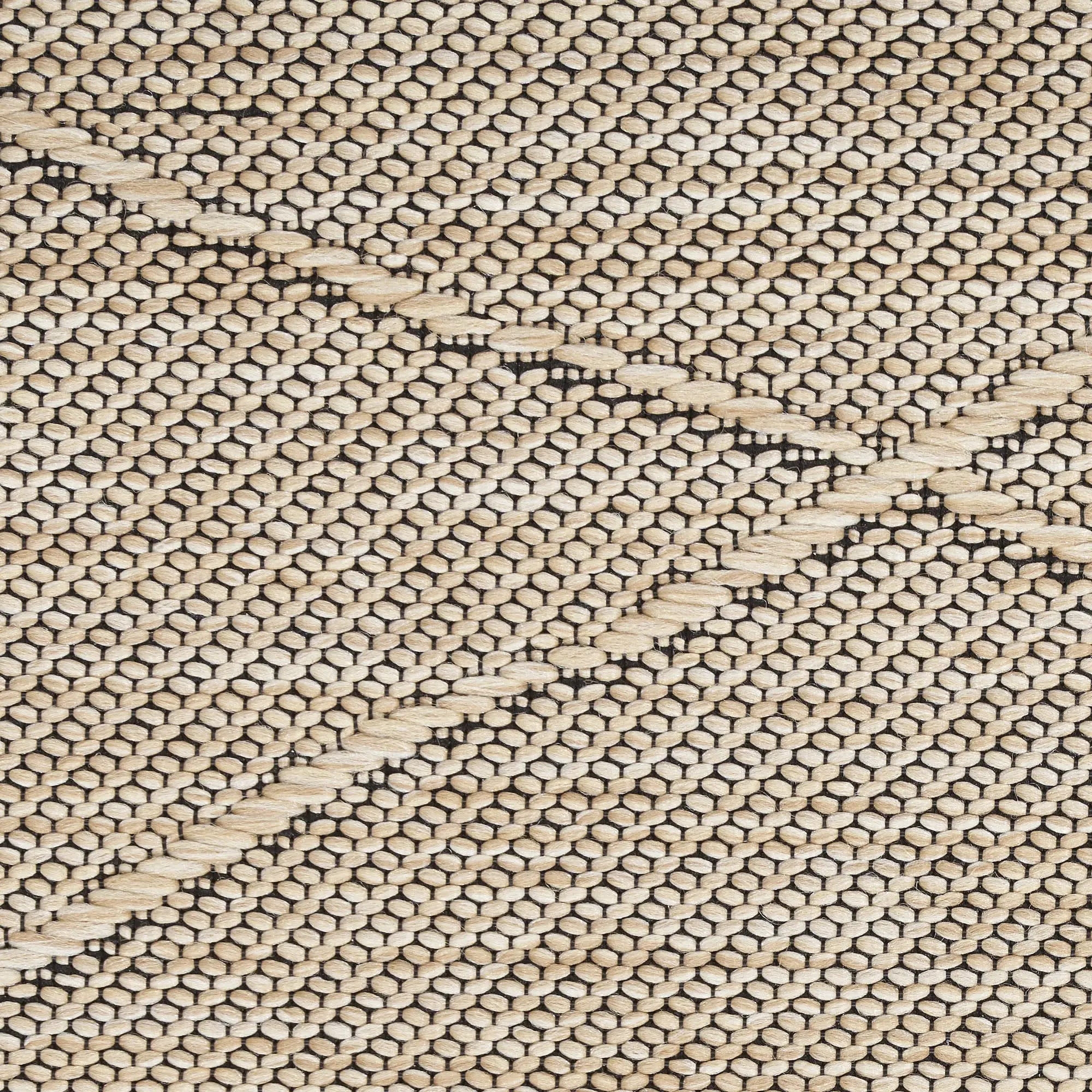 4' X 6' Natural And Light Brown Geometric Indoor Outdoor Area Rug Homeroots Outdoor