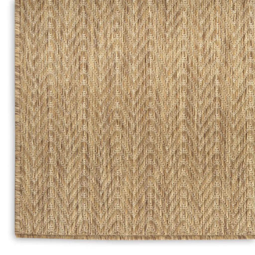 4' X 6' Natural Geometric Indoor Outdoor Area Rug Homeroots Outdoor