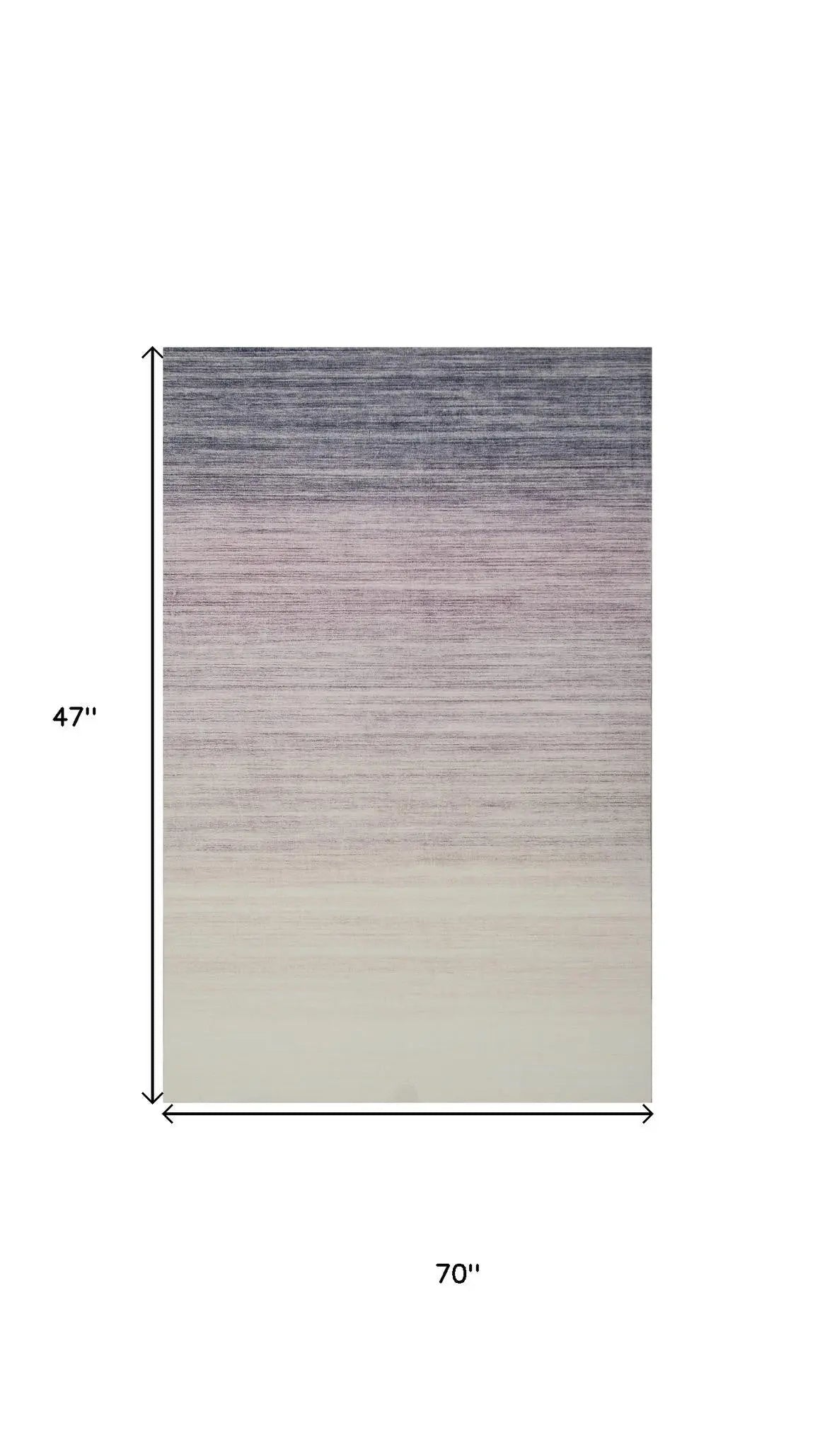 4' X 6' Purple Abstract Area Rug Homeroots Home Decor