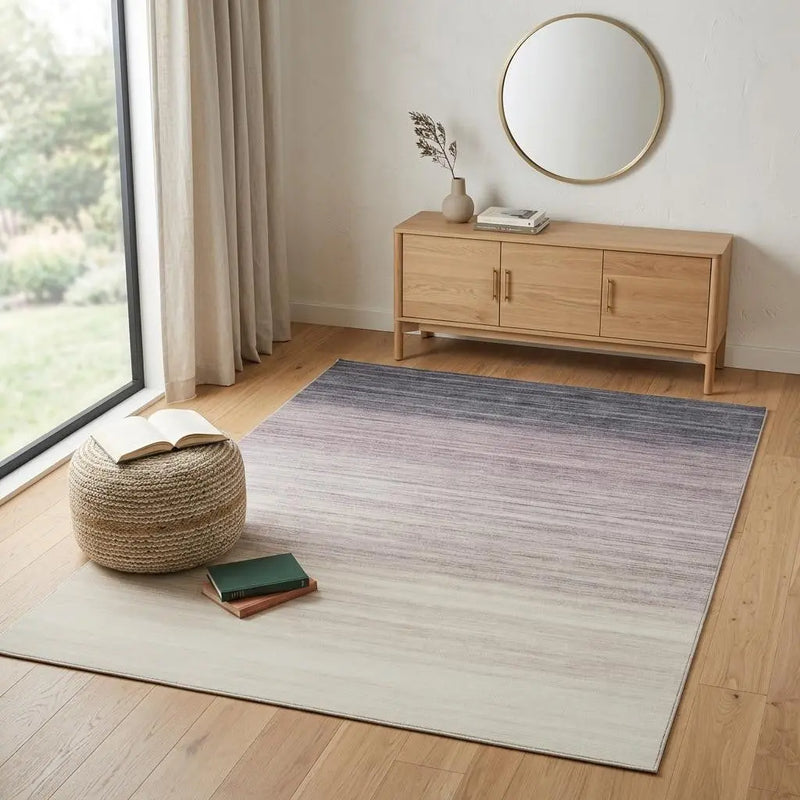 4' X 6' Purple Abstract Area Rug Homeroots Home Decor