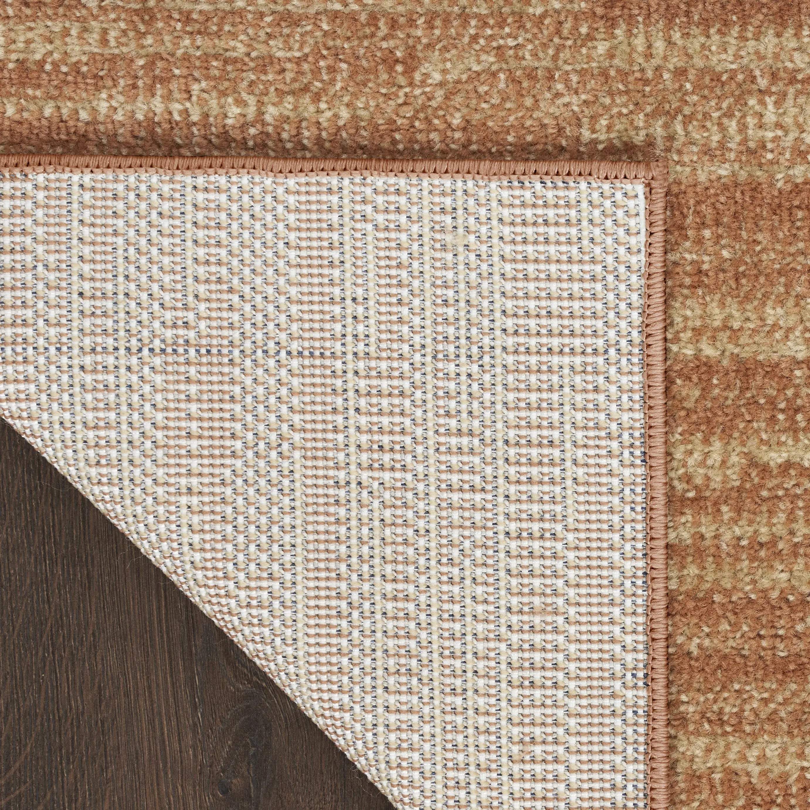 4' X 6' Rust Abstract Indoor Outdoor Area Rug Homeroots Outdoor
