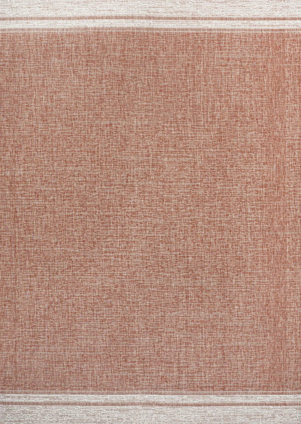 4' X 6' Salmon And Cream Indoor Outdoor Area Rug Homeroots Outdoor