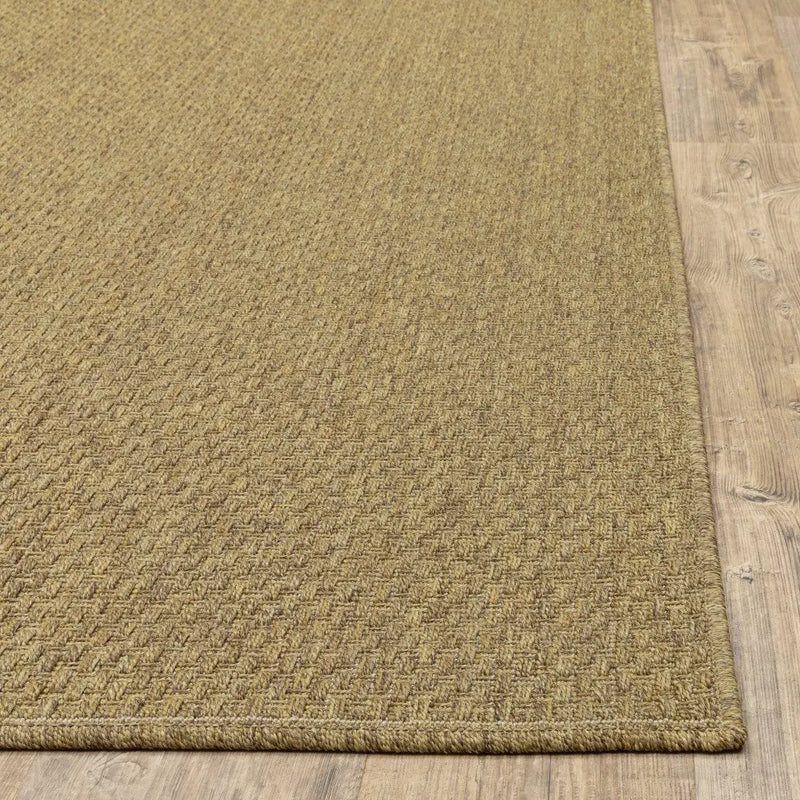 4' X 6' Tan Indoor Outdoor Area Rug Homeroots Outdoor