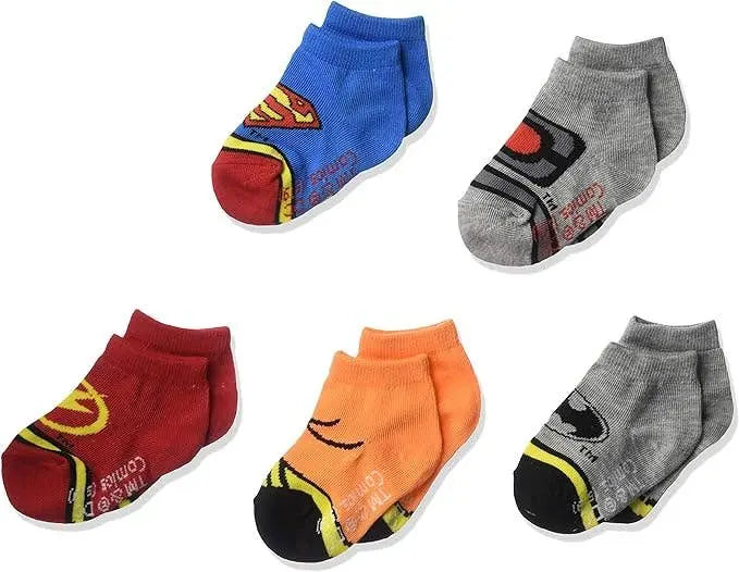 5-Pairs Licensed Assorted Kids' No-Show Socks Marquee Innovations