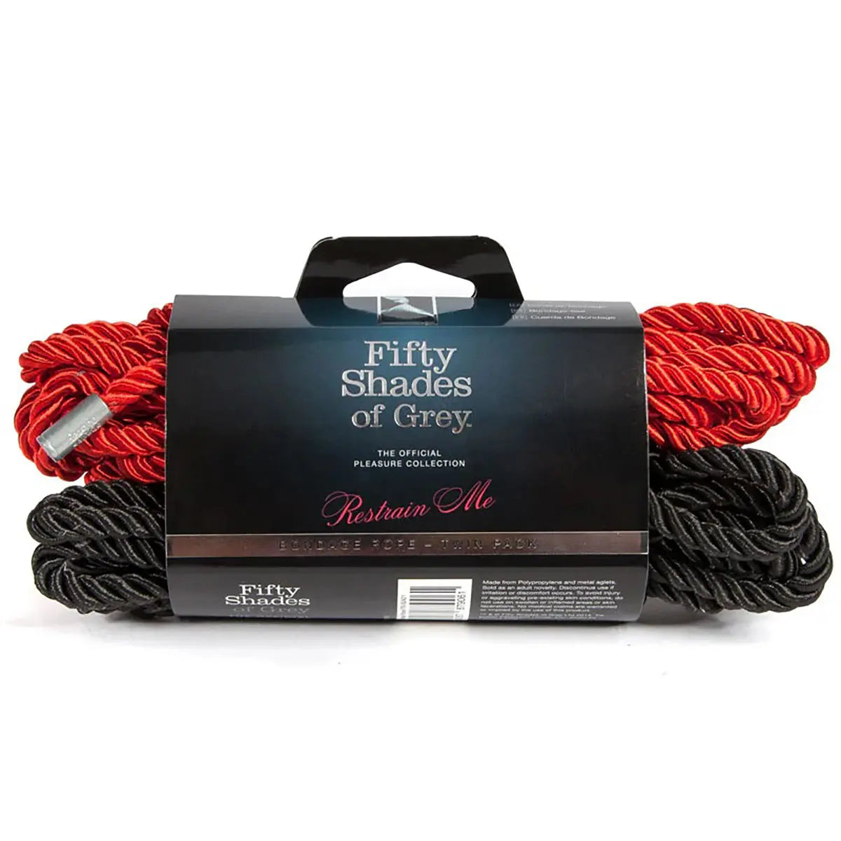 50 Shades RestrainMe BndagRope2pk RedBlk Fifty Shades of Grey