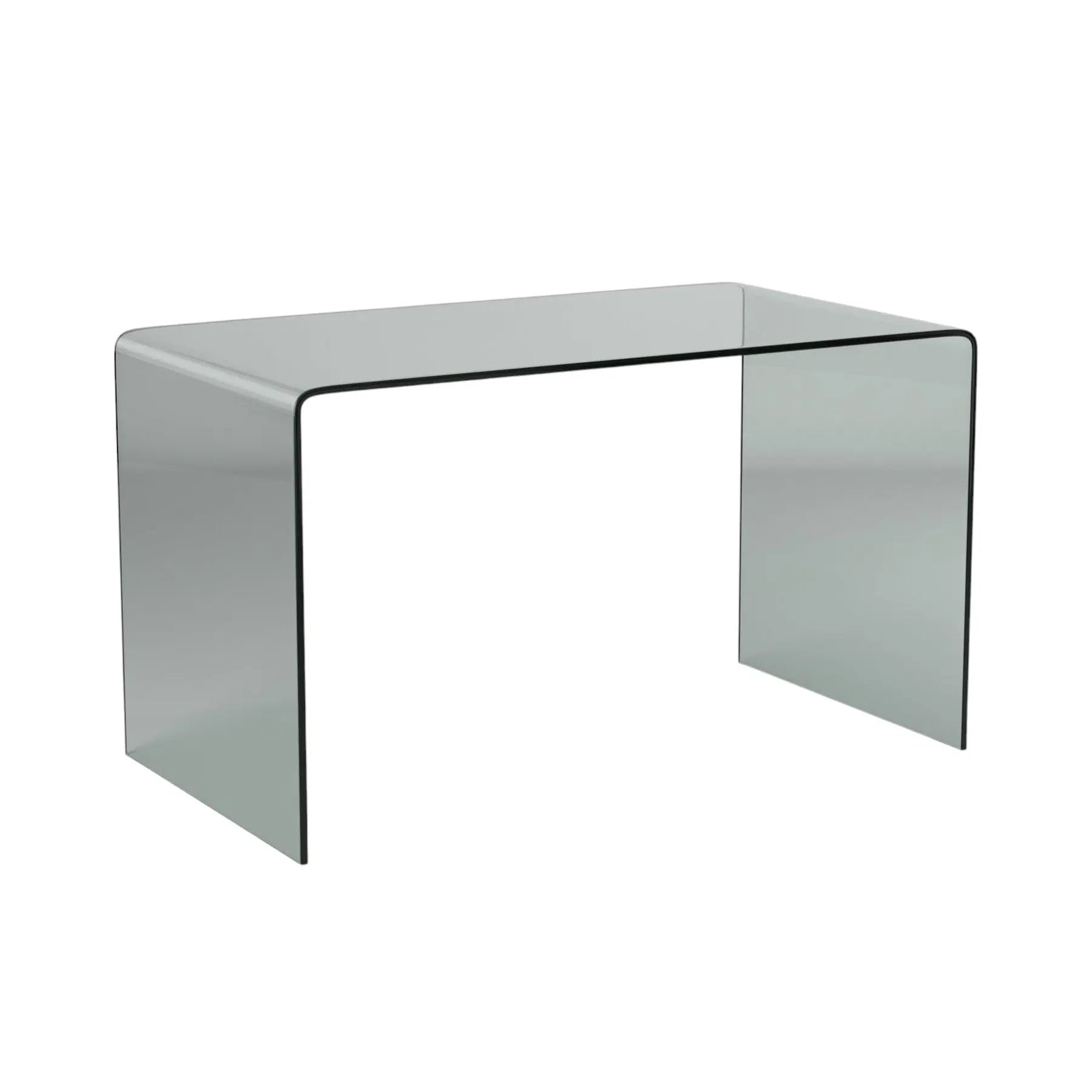 50" Clear Glass Computer Desk Homeroots Office