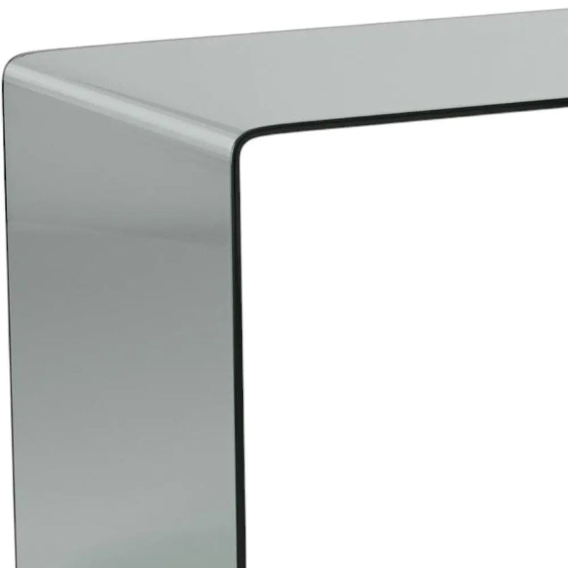50" Clear Glass Computer Desk Homeroots Office