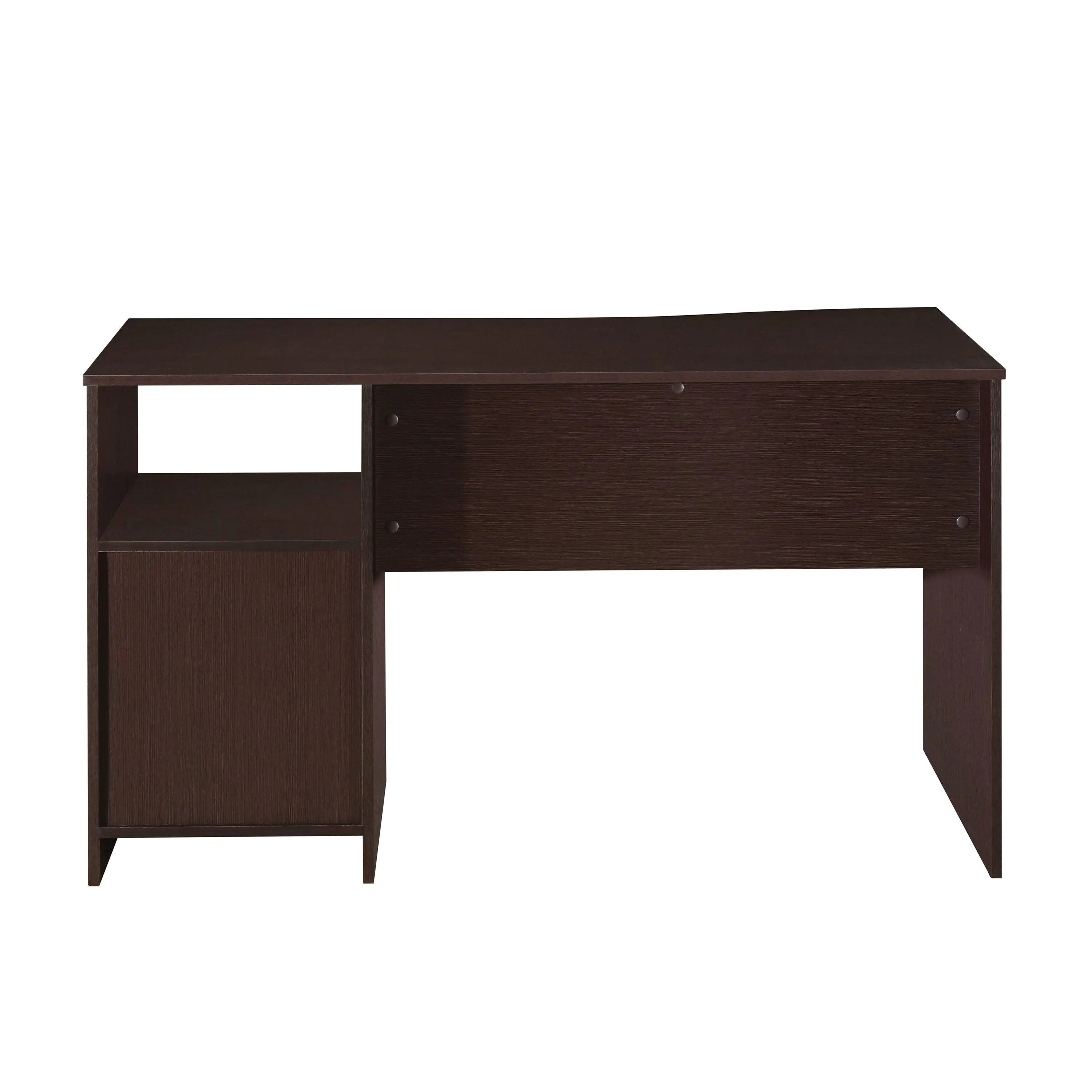51" Brown Wood Computer Desk With Three Drawers Homeroots Office