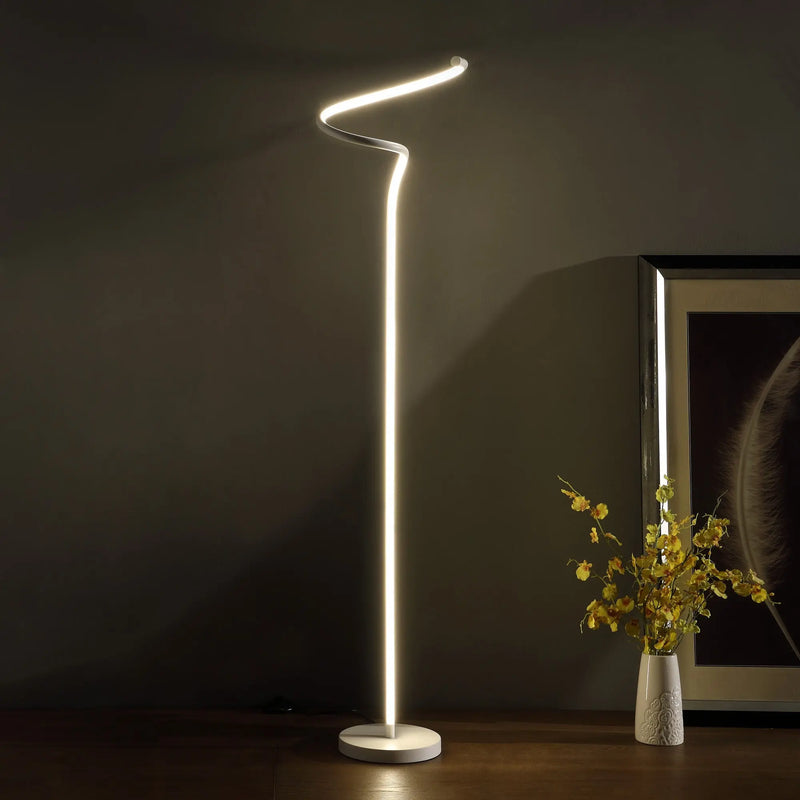 51" White LED Novelty Floor Lamp With White - GreatEagleInc
