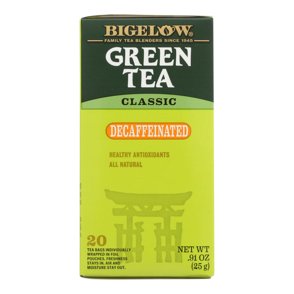 Bigelow Tea Decaf Green Tea - Case Of 6 - 20 Bag - GreatEagleInc