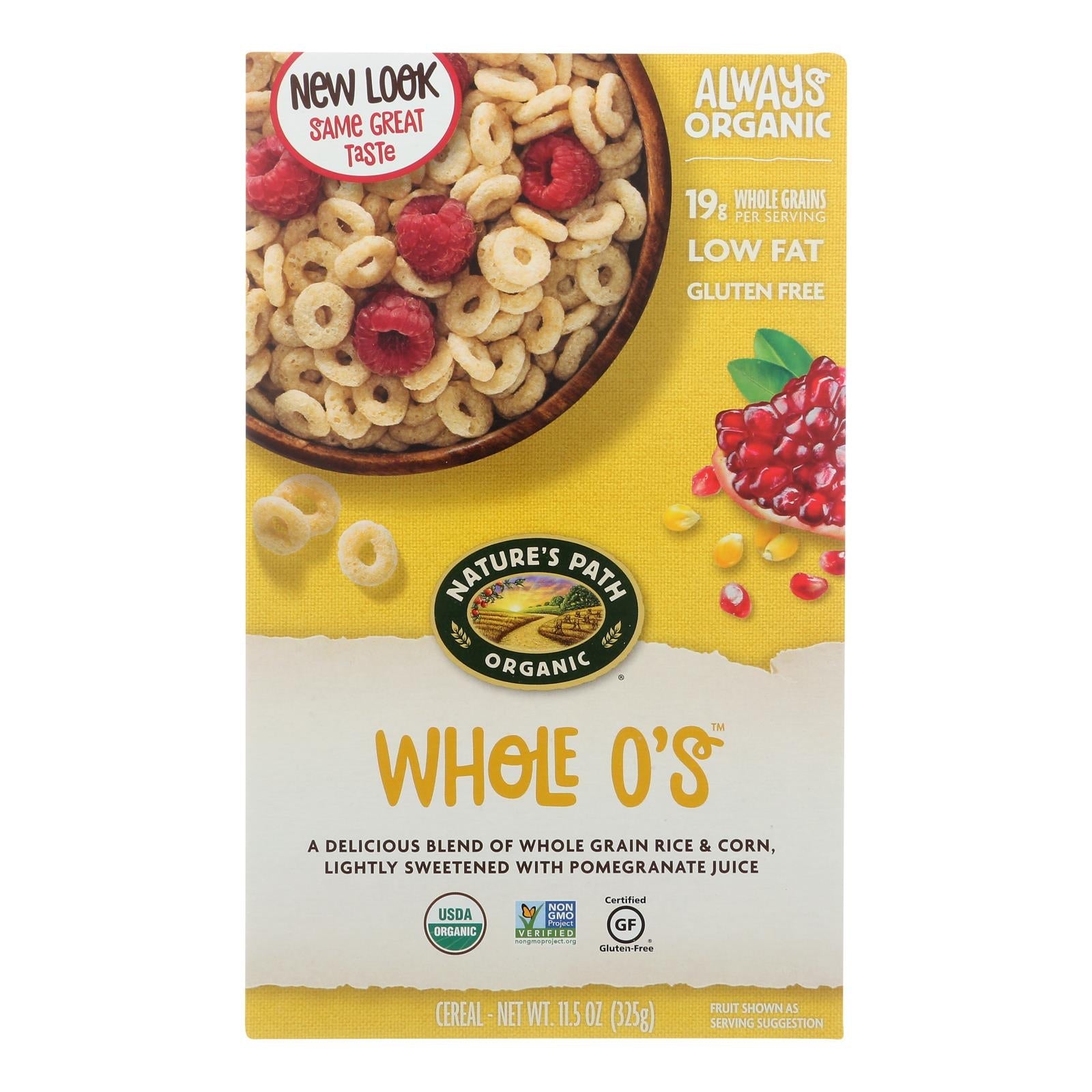 Nature's Path Organic Whole O's Cereal - Case Of 12 - 11.5 Oz. Nature's Path