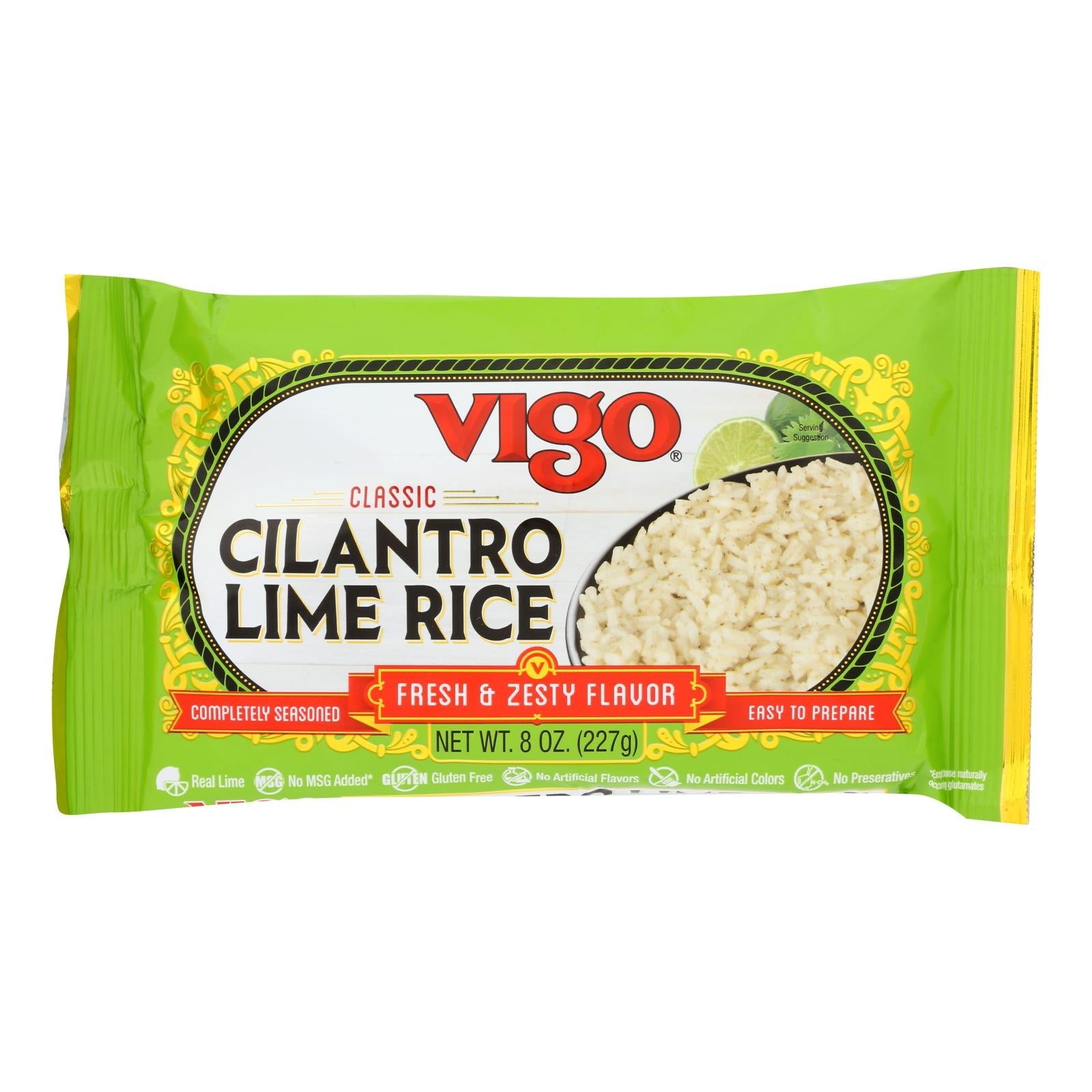 Vigo - Rice Cilantro Lime - Case Of 12 - 8 Oz Vigo
