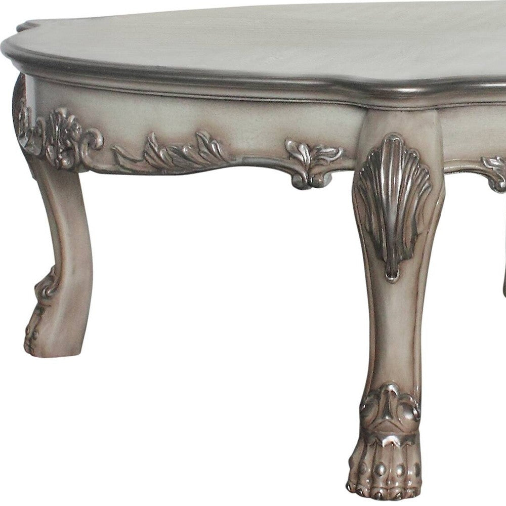 54" Bone Wood Coffee Table - GreatEagleInc