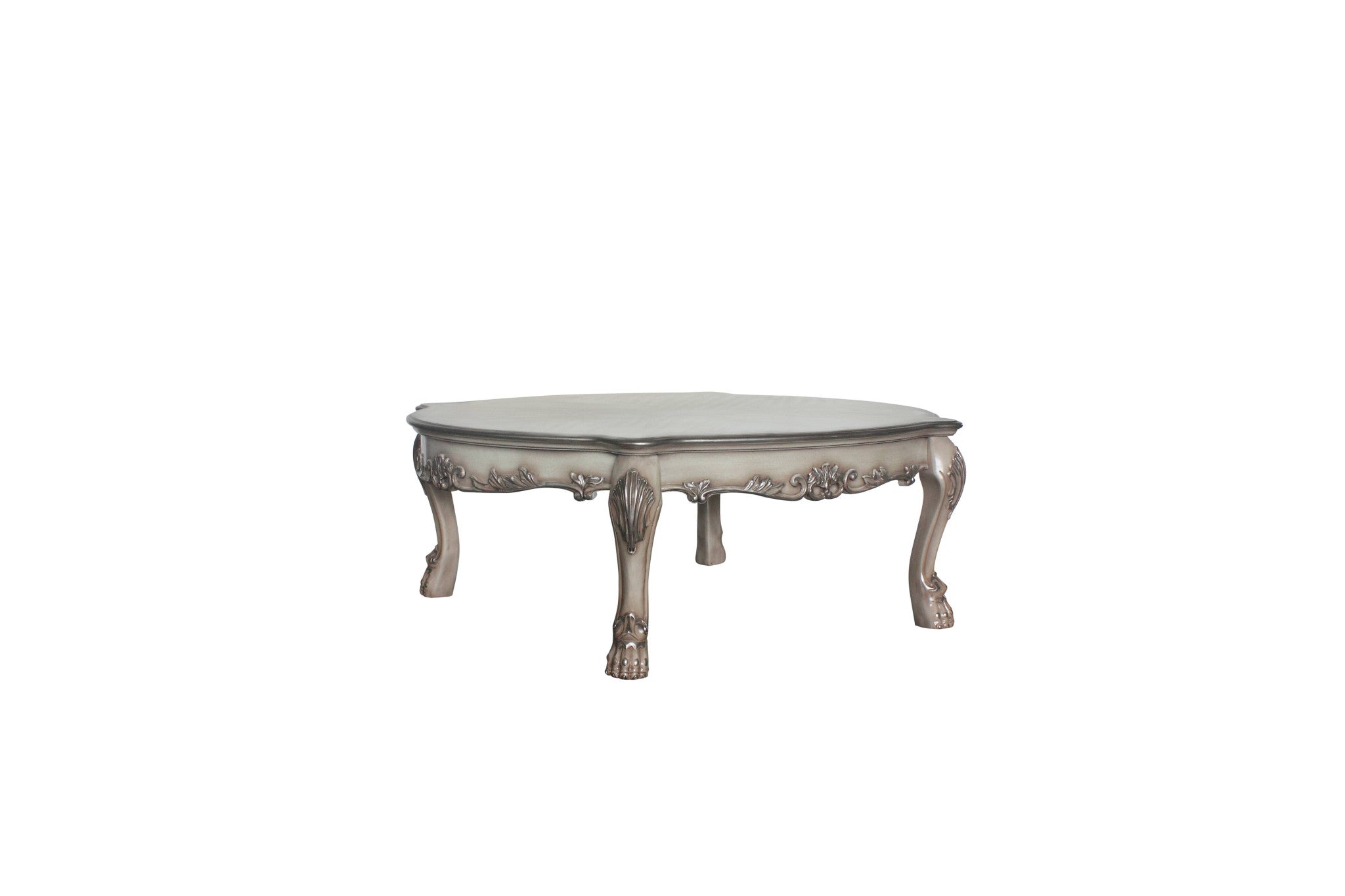 54" Bone Wood Coffee Table - GreatEagleInc