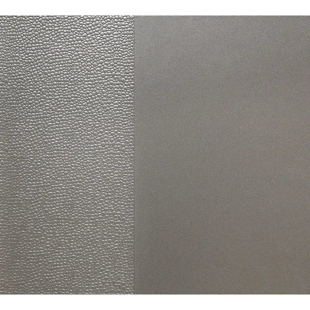 54" Champagne and Clear Upholstered Faux Leather Bench Homeroots Living Room