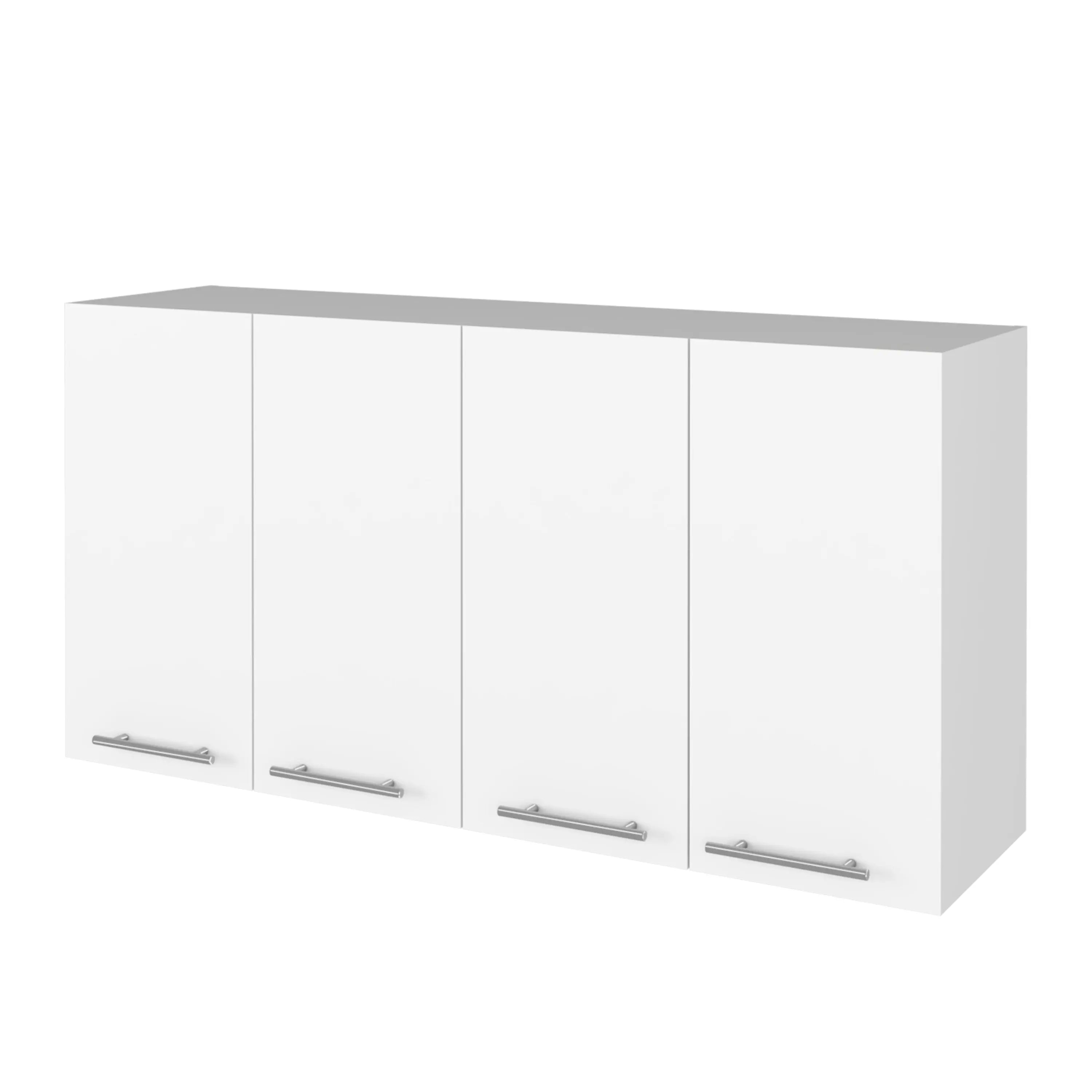 54" Oak and White Wood Flat Door Rolling Kitchen Island Set With Storage Homeroots Kitchen & Dining