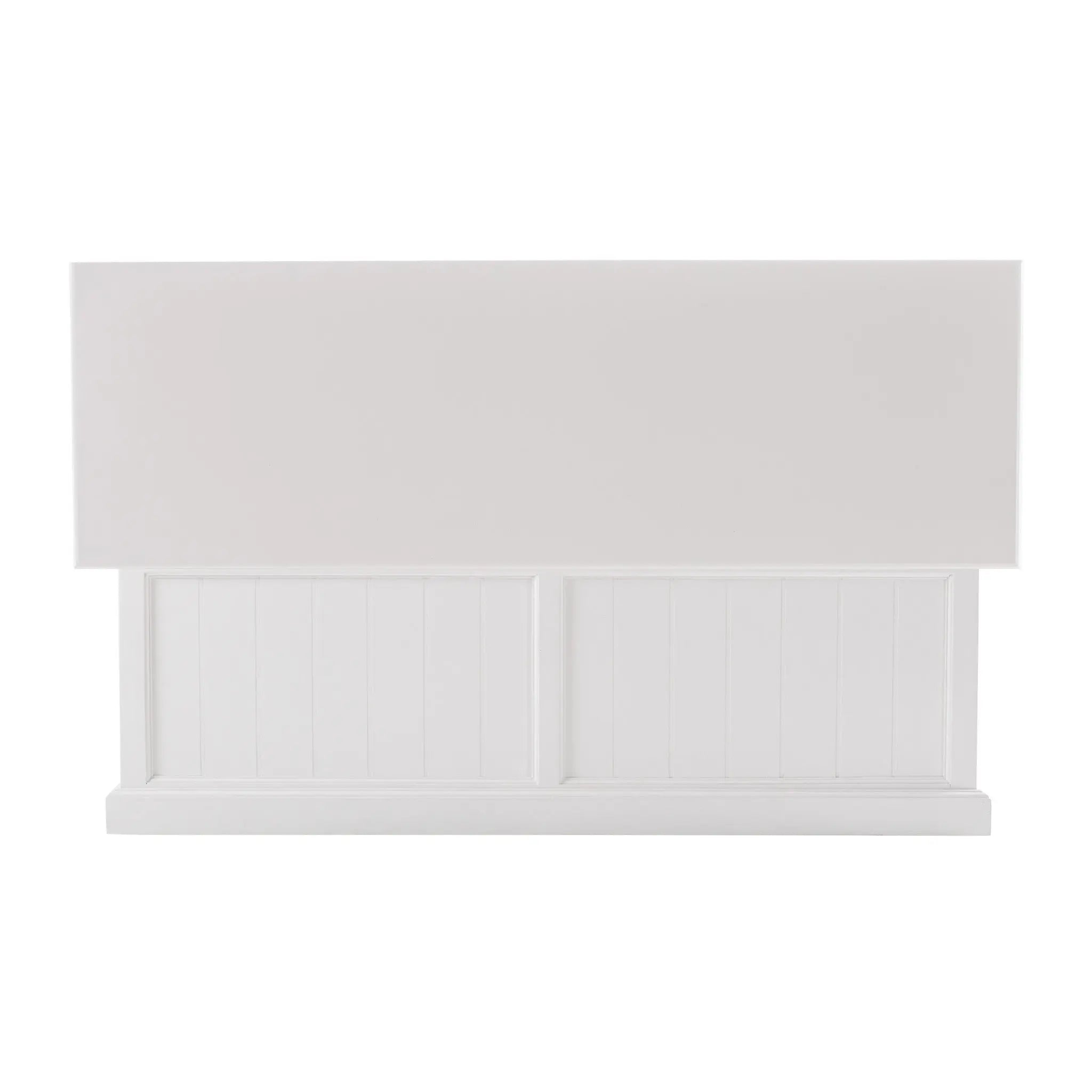 55" White Solid Wood Chest Homeroots Bed & Bath