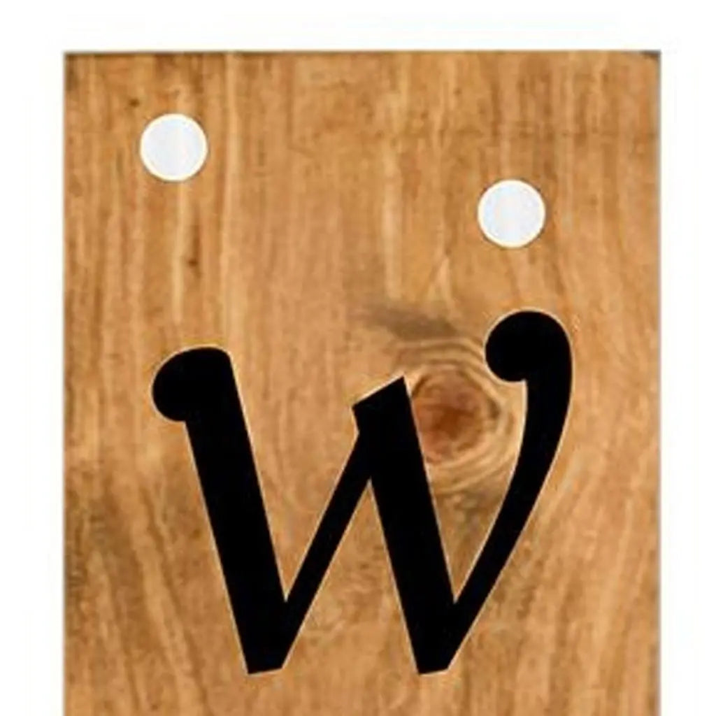 59" Black Natural And White Solid Wood Welcome Porch Sign Homeroots Outdoor