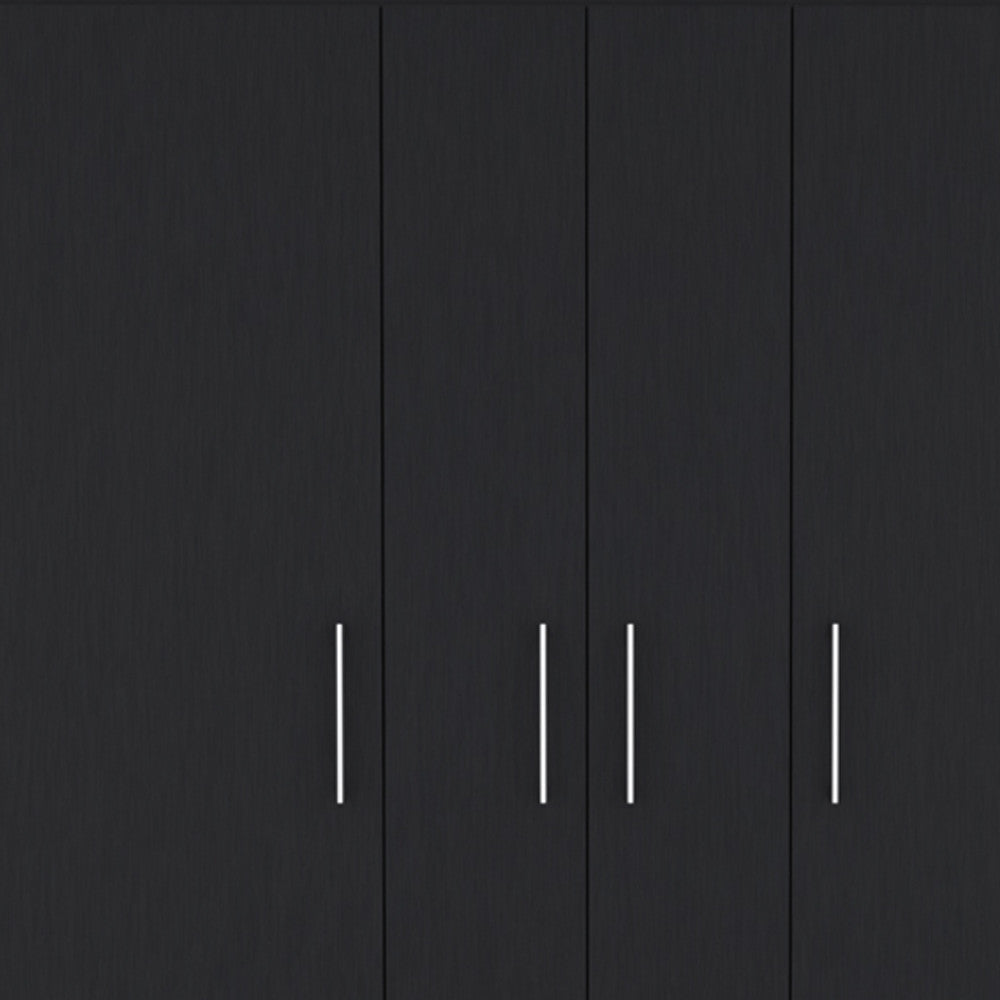 59" Black Two Drawer Combo Dresser - GreatEagleInc
