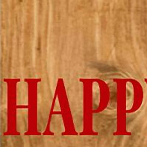 59" Natural Red White And Blue Solid Wood Happy July 4th Porch Sign Homeroots Outdoor
