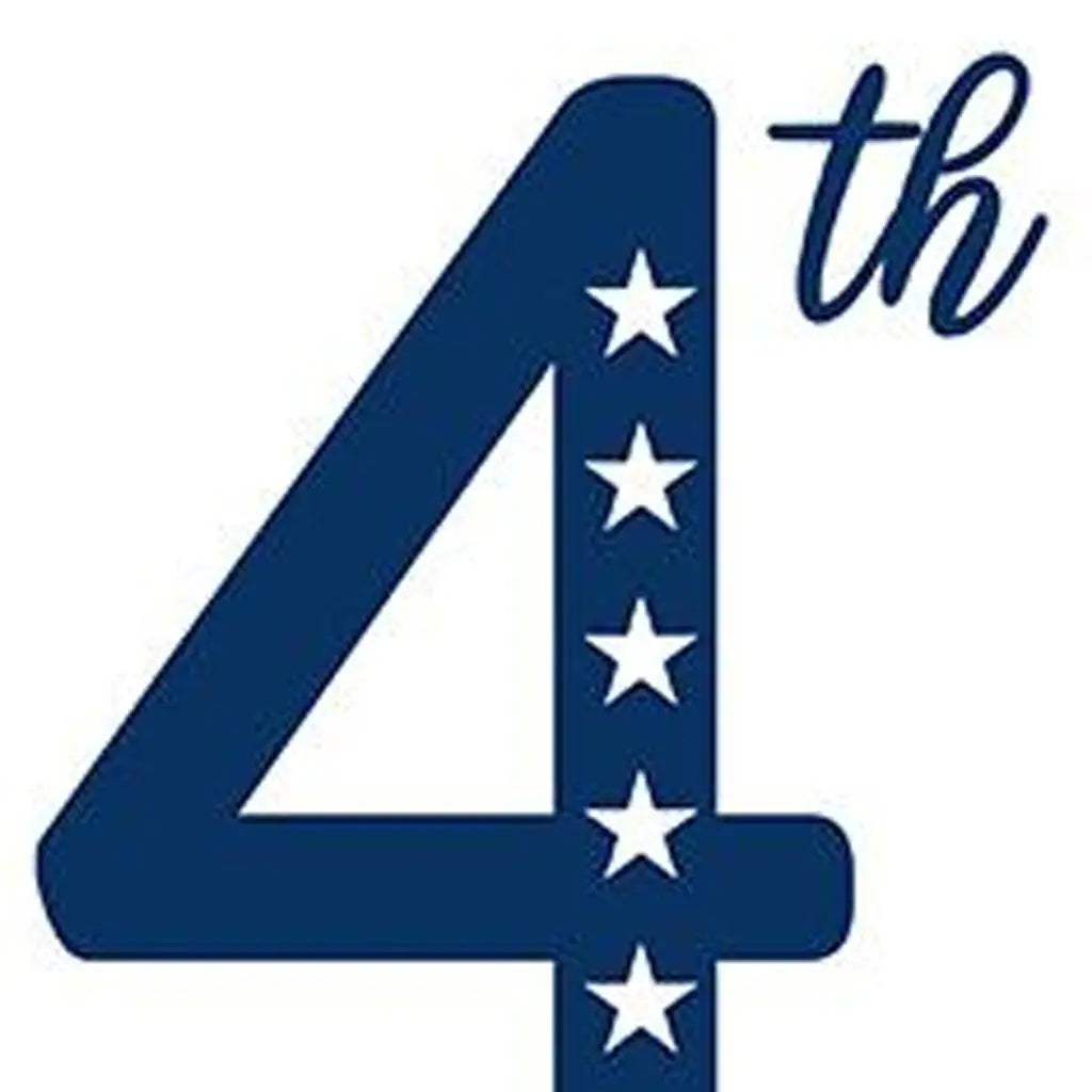 59" Red White And Blue Solid Wood Happy July 4th Porch Sign Homeroots Outdoor