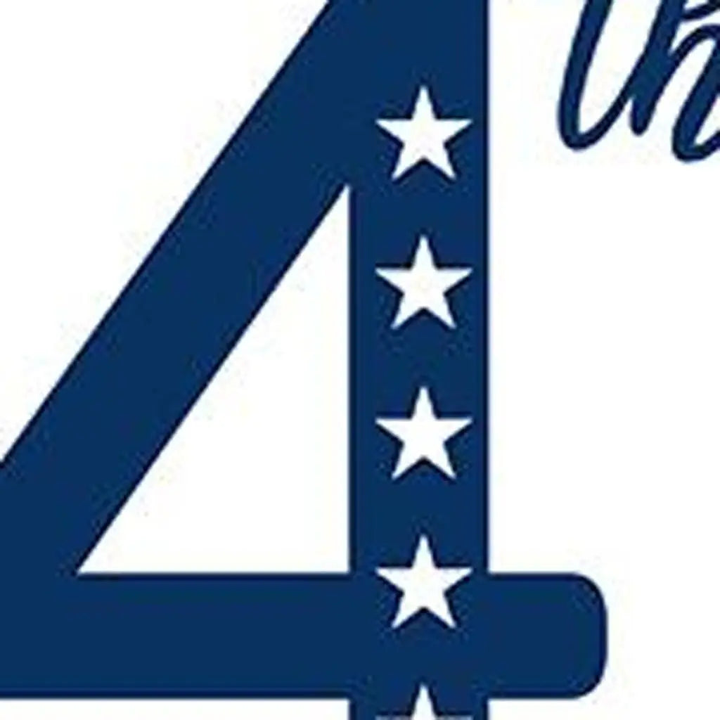 59" Red White And Blue Solid Wood Happy July 4th Porch Sign Homeroots Outdoor