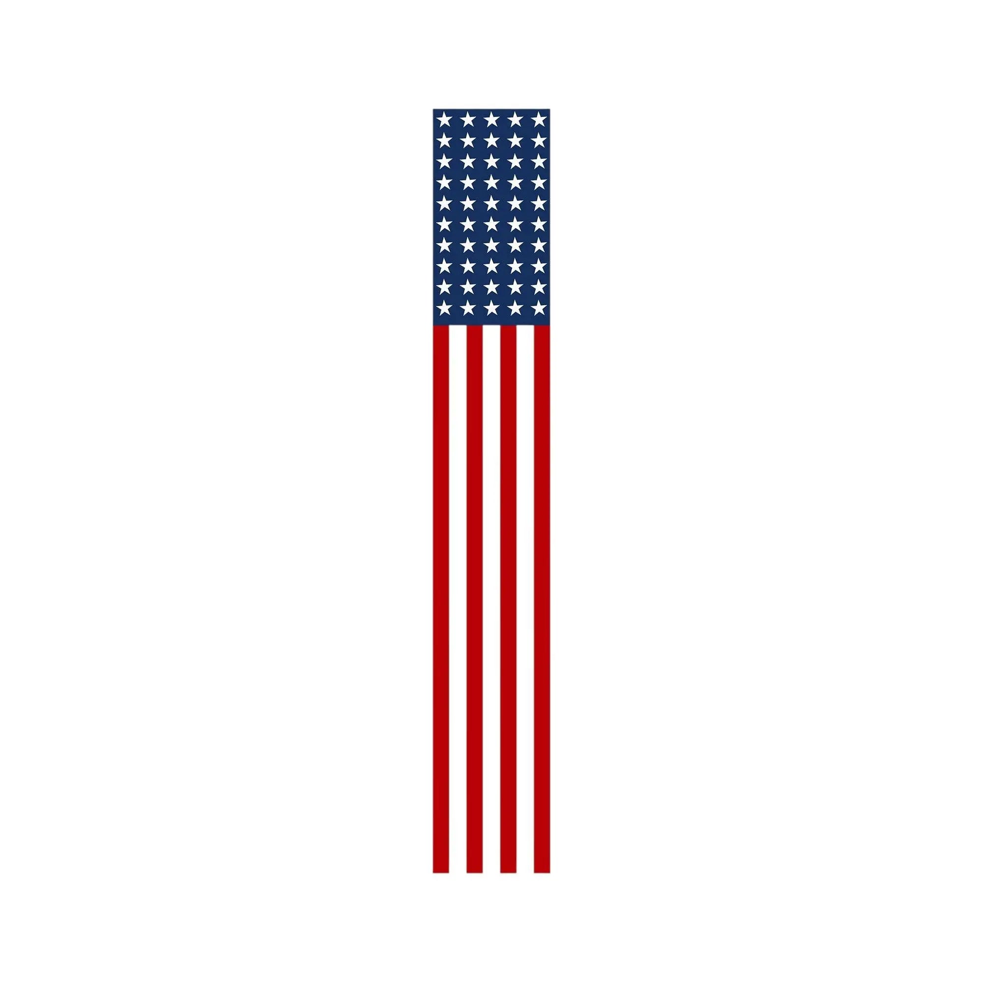 59" Red White And Blue Stars And Stripes Solid Wood Porch Sign Homeroots Outdoor