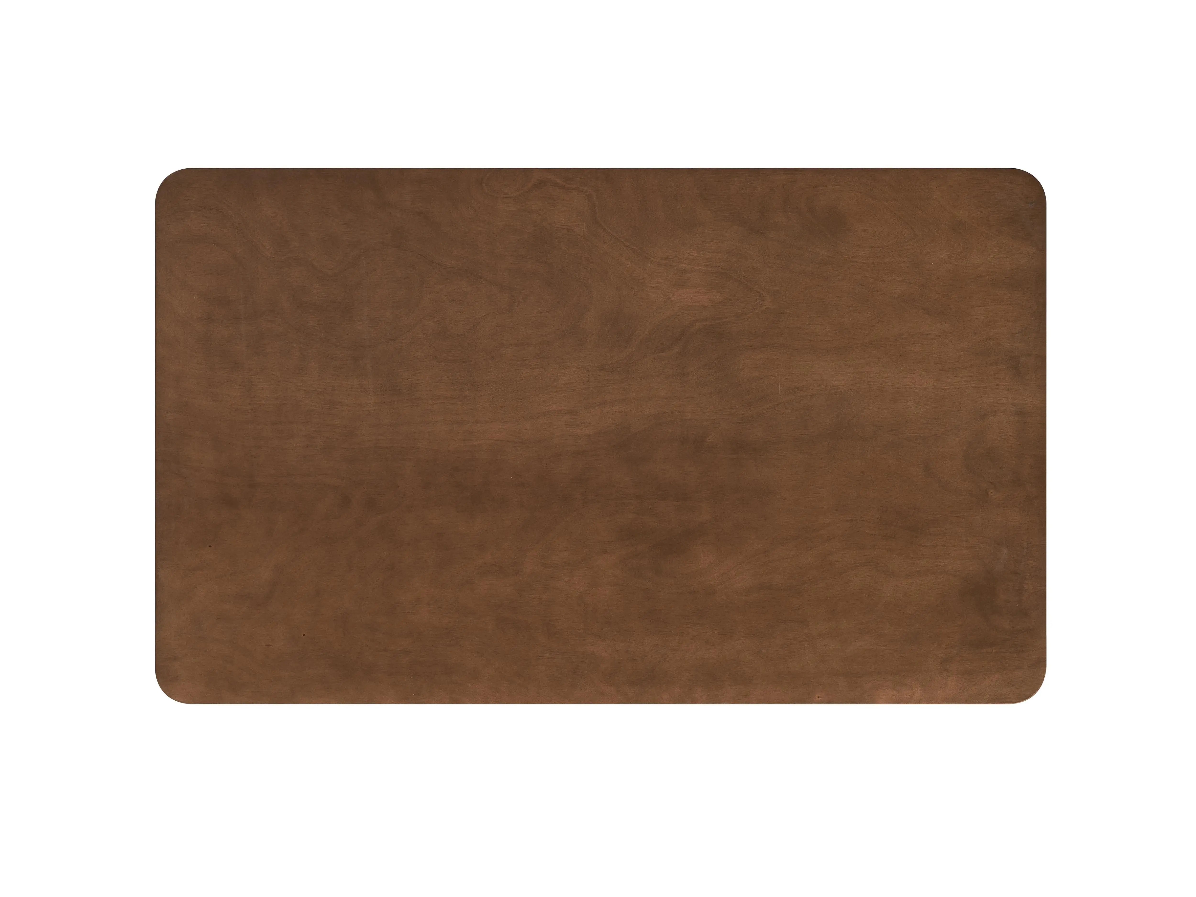 59" Walnut Wood Dining Table Homeroots Kitchen & Dining