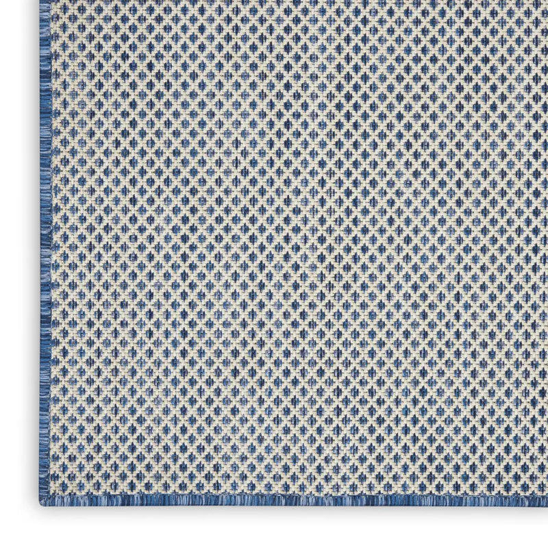 5' Bone Square Geometric Power Loom Area Rug Homeroots Outdoor