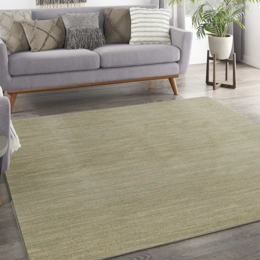5' Green And Gold Square Abstract Indoor Outdoor Area Rug Homeroots Outdoor
