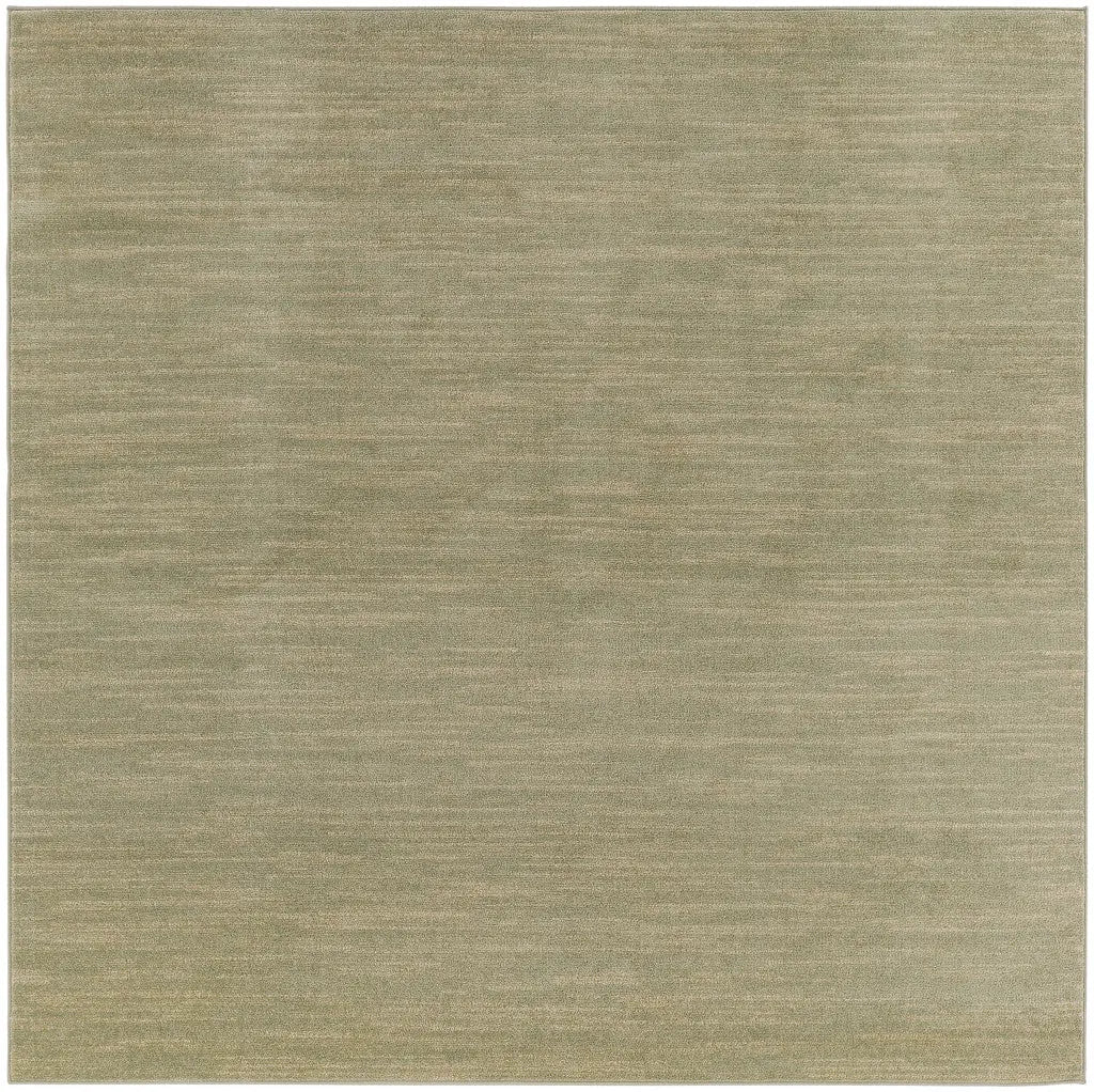 5' Green And Gold Square Abstract Indoor Outdoor Area Rug Homeroots Outdoor