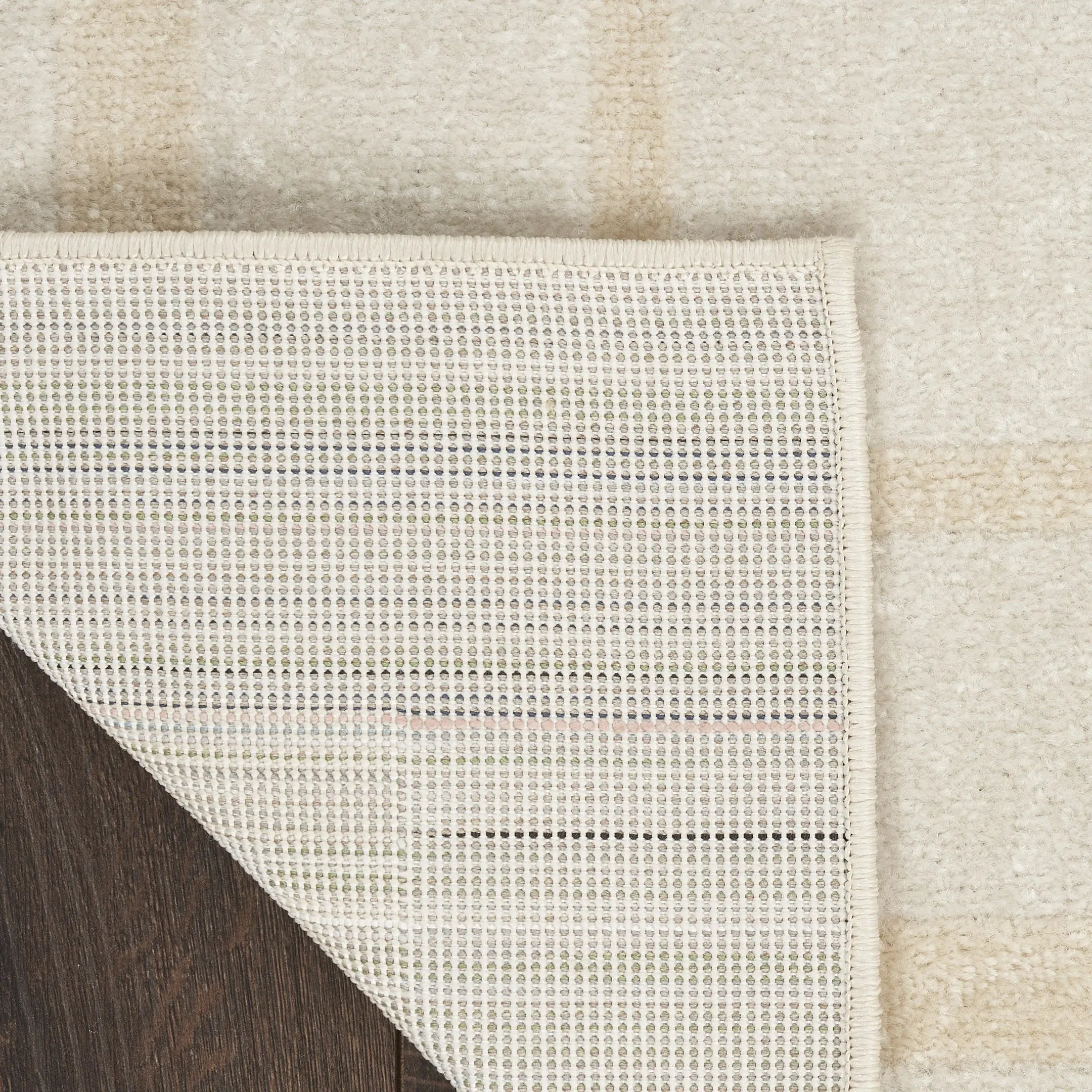 5' Ivory And Gold Square Indoor Outdoor Area Rug Homeroots Outdoor